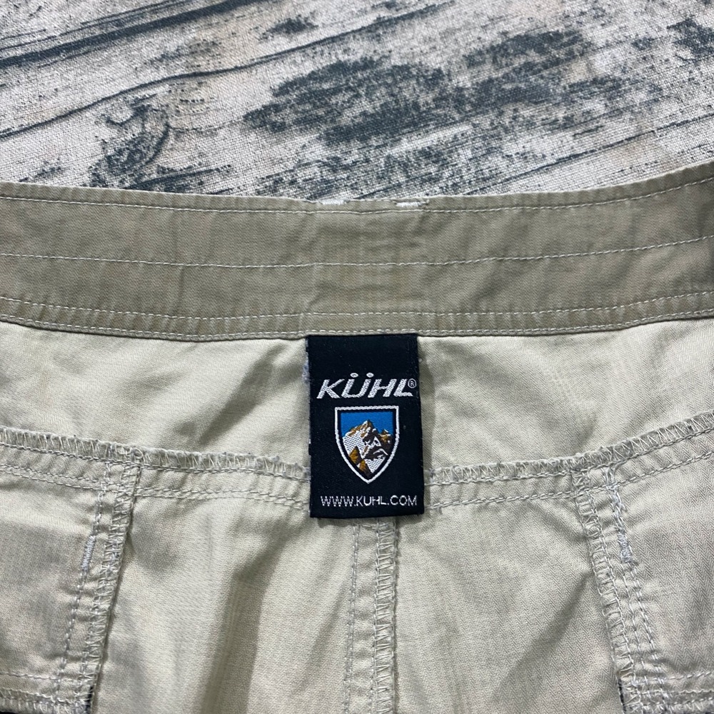 Kuhl Mens 40 Renegade Shorts Kuhl Dry Vintage Y2K 7 Pocket Utility Brown - Picture 8 of 10
